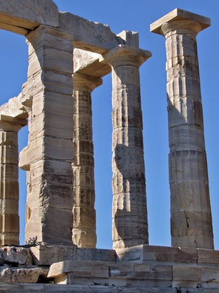 ancient stone columns